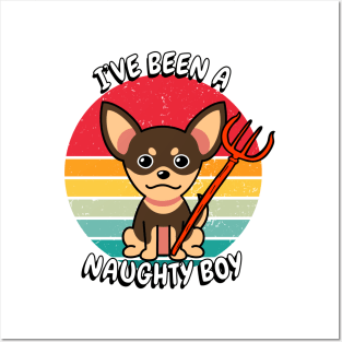 ive been a naughty boy - small dog Posters and Art